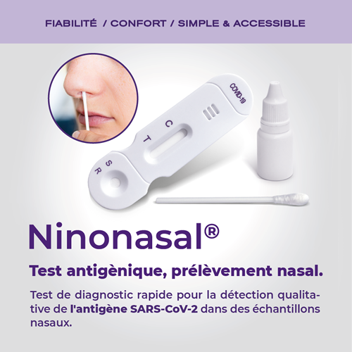 Prélèvement nasal Autotest – COVID-19 RAPID TEST